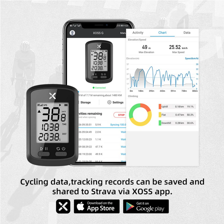 Велосипедные компьютеры XOSS G GPS Screenshot 2022-08-06 at 16-57-26 XOSS G GPS Bike Computer 25 Hours Battery Waterproof Barometer Bluetooth lightweight Strava.png