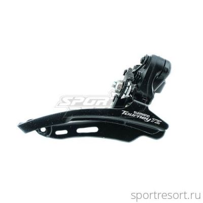 Переключатель передний Shimano Tourney FD-TZ510 (3х6/7ск, верхняя тяга, 28.6мм)