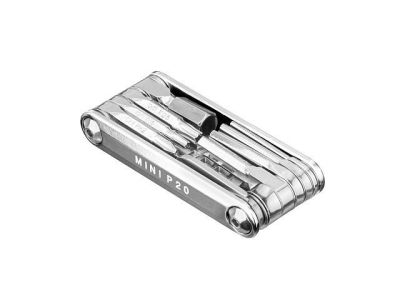 Набор инструментов TOPEAK MINI P20 FUNCTIONS Silver TT2582S
