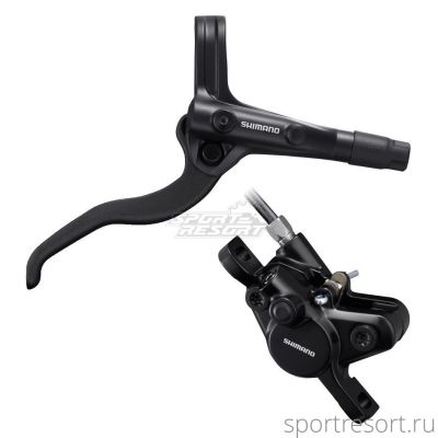 Тормоз дисковый Shimano MT400 задний (1700мм, черный)
