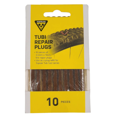 Набор жгутов для ремонта бескамерных покрышек TOPEAK TUBI REPAIR PLUGS (10 штук)