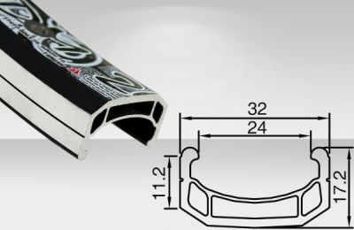 Обод Alexrims DM24 28/29" (622х24mm) 32H Black