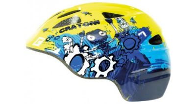 Велошлем Cratoni Akino Robo Yellow-Blue Glossy S (49-53 cm) 112207A1