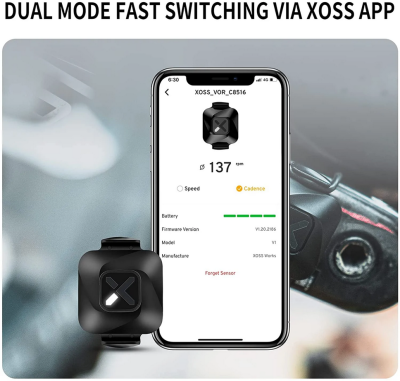 Датчик скорости/каденса XOSS VORTEX ANT+/BLE4 X-VORTEX