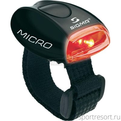 Велофонарь задний Sigma MICRO-R black/red 17235