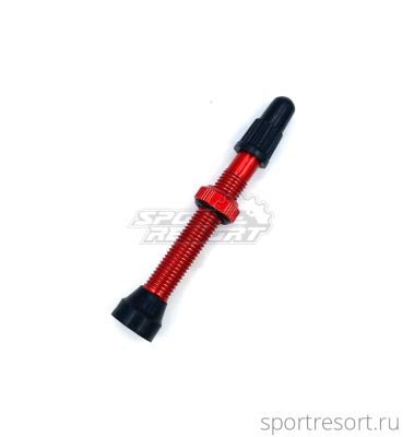 Ниппель для бескамерных колёс E2B F/V-44mm Red (1шт)