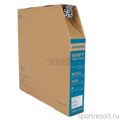 Трос переключателя Shimano SUS Stainless Steel 1.2X2100 мм (100 штук)