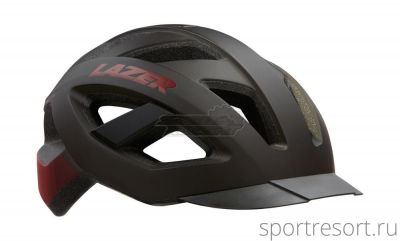Велошлем Lazer Cameleon матовый черно-красный, размер M BLC2207888045