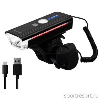 Велофара Briviga EBL-3607 2 in 1 (350 lm) с электро сигналом EBL-3607