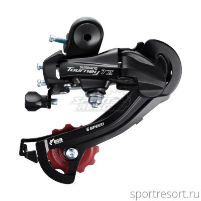 Переключатель задний Shimano Tourney RD-TZ500 GS (6/7ск, на петух)