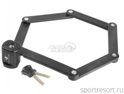 Велозамок M-Wave F 875/6 Folding Lock 18х800 мм (с ключами) 5-230194
