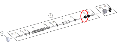Проставка Suntour Fork Travel Spacer FEG244