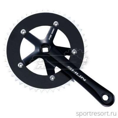 Шатуны SHUN SHING SS-8106 (44T/170mm) Black