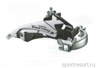 Переключатель передний Shimano Tourney FD-TY510 (3х6/7ск, 66-69°) без упак.