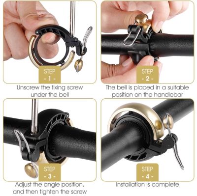 Звонок West Biking Retro Ring 80 DB black WB-02