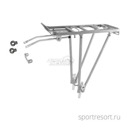 Велобагажник M-Wave Screw-On II Carrier 24-28" серебристый 5-440157