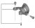 Крепление с хомутом для шифтера Shimano SL-M6000 (правое)