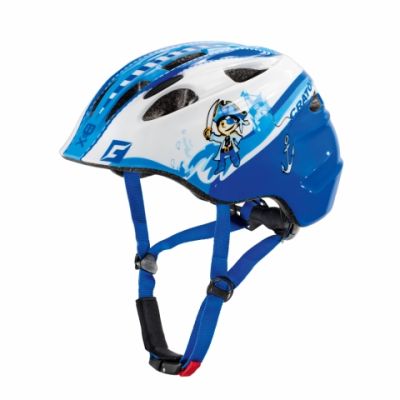 Велошлем Cratoni Akino Pirate Blue-White Glossy S (49-53 cm) 112206B1
