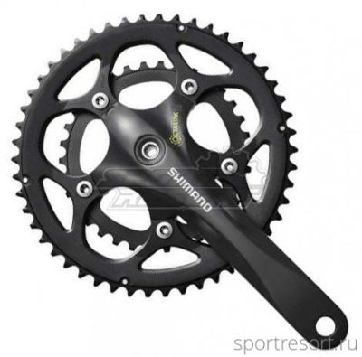 Система Shimano Non-Series R345 10ск (Octalink, 50/34T, 175mm, черная)