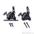 Комплект дисковых тормозов ZTTO Flatmount Disc Brake Set черные