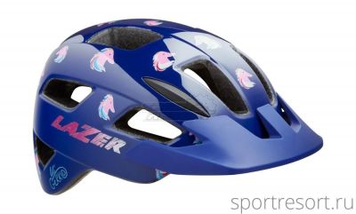 Велошлем детский Lazer Lil Gekko синий пони, размер U BLC2207888207