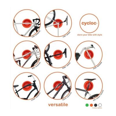 Крепеж на стену для велосипеда Cycloc Solo Yellow Cycloc Solo Yellow