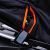 Велочехол на фаркоп Veloangar №16 Черный с оранжевыми элементами v16-black-orange