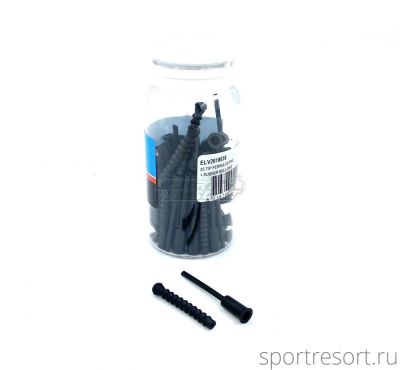 Наконечник с пыльником ELVEDES Ferrules Tip PVC + Rubber Bellows (25шт)