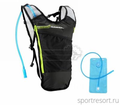 Велорюкзак Roswheel Hydration Water Backpack (Black/Green) 15937 G