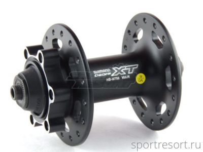 Втулка передняя Shimano XT HB-M756 (36H, черная) без упаковки