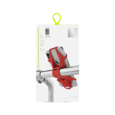 Крепеж для смартфона на руль BONE BIKE TIE 2 Red 07-180011