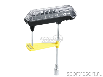 Динамометрический ключ TOPEAK ComboTorq Wrench & Bit Set TPS-SP07
