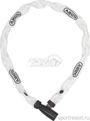 Велозамок ABUS 1500/60 Web цепь с ключом (белый) 569210