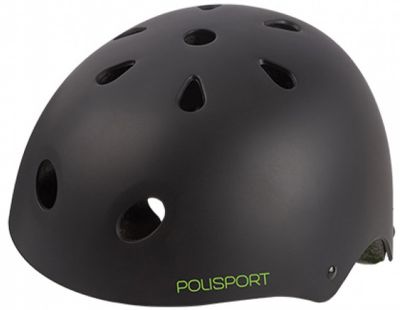 Велошлем Polisport Urban Radical (53/55) black matte/green PLS8741100002