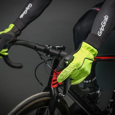 Велоперчатки GripGrab Windster Hi-Vis Fluo Yellow (теплые) M (9) 1030