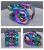 Вынос JOOD CNC ALU MTB Stem (1-1/8", 31.8, 35mm, 0°) oil slick