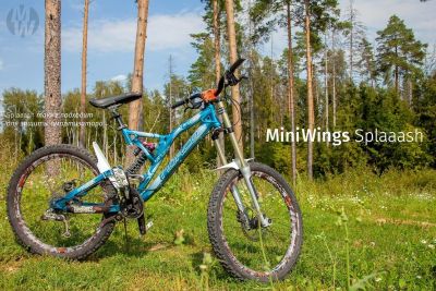 Крыло-щиток Mini Wings Splaaash (красное) Splaaash