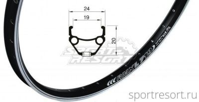 Обод Remerx Dragon Line 719 24" (507x19mm) 36H