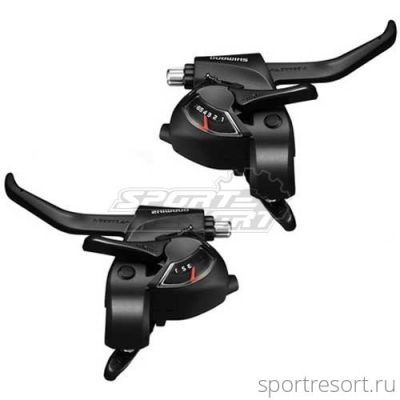 Ручки Dual Control Shimano Tourney ST-EF41 (3х6ск, черные)