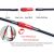 Регулятор натяжения троса RISK Inline Cable Adjuster (1шт) красный