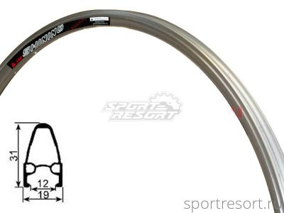 Обод SHINING A-350 28/29" (622x12mm) 32H Silver