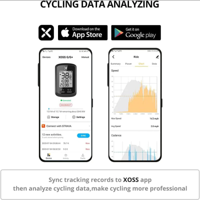 Велокомпьютер XOSS G GPS X-BC-G