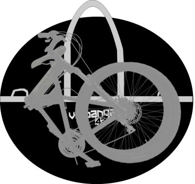 Чехол для складного велосипеда Veloangar №43 (26-28) Синий с серыми элементами V43-blue-gray