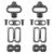 Шипы Exustar E-C05F Cleat SPD
