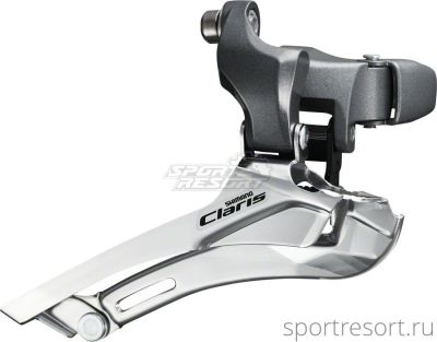 Переключатель передний Shimano Claris FD-2400 (2x8ск, хомут 31.8/28.6мм)