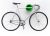 Крепеж на стену для велосипеда Cycloc Solo Blue Cycloc solo Blue