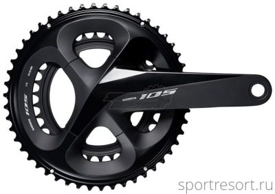Система Shimano 105 FC-R7000 11ск (50/34T, 175mm, черная)