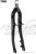 Вилка Token Carbon MTB TK929 26" (1-1/8", диск/v-brake)