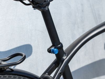 Антивандальный подседельный хомут ABUS NutFix M5 black SPC 31.8 BK 727177