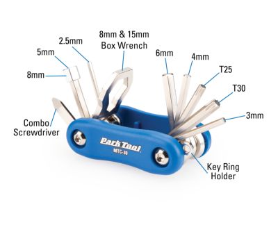 Набор инструментов Park Tool MTC-30 Multi-Tool PTLMTC-30